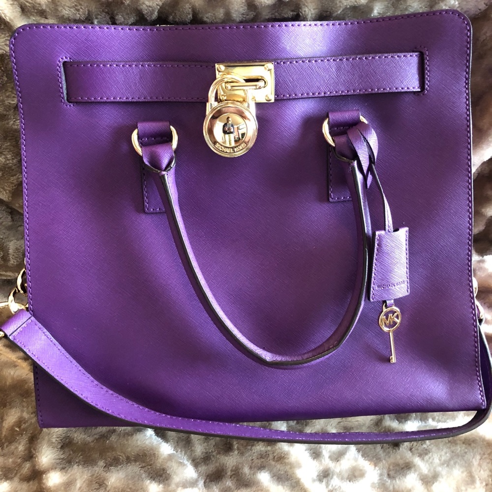 Michael Kors Large Hamilton-Purple